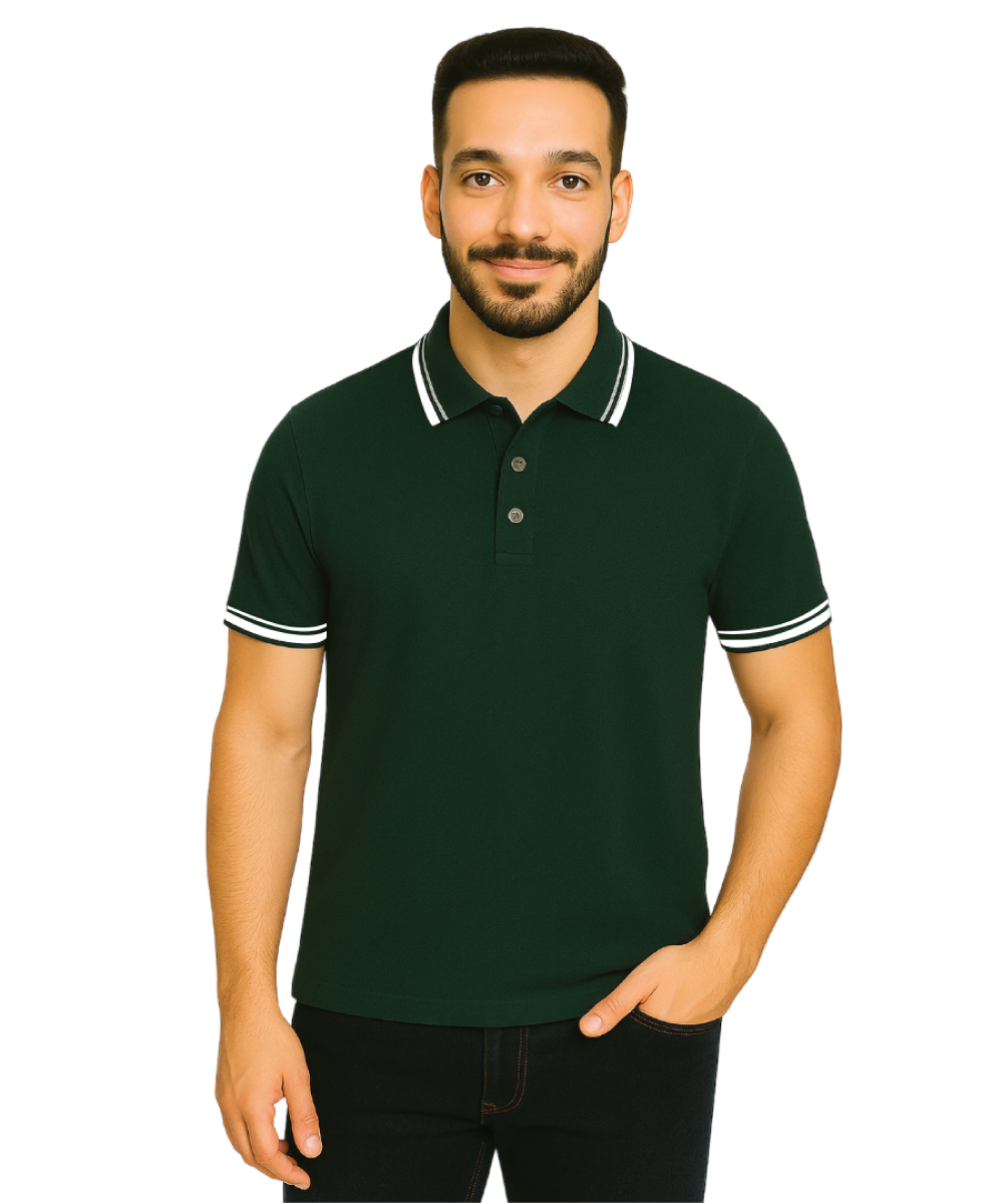DULL DRY FIT -T SHIRT - BOTTOL GREEN