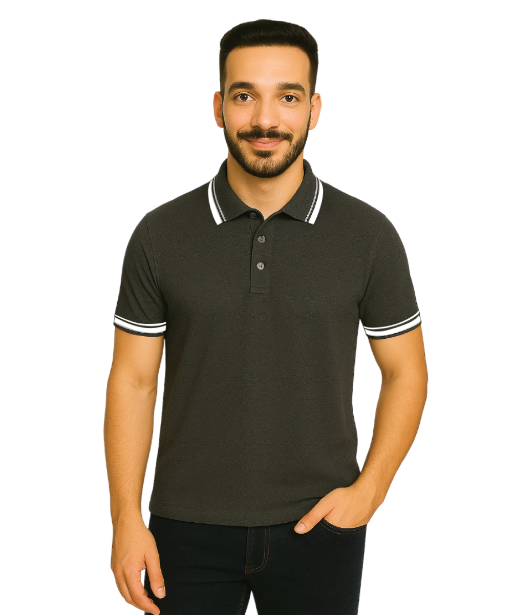 DULL DRY FIT - T SHIRT - DARK GREY