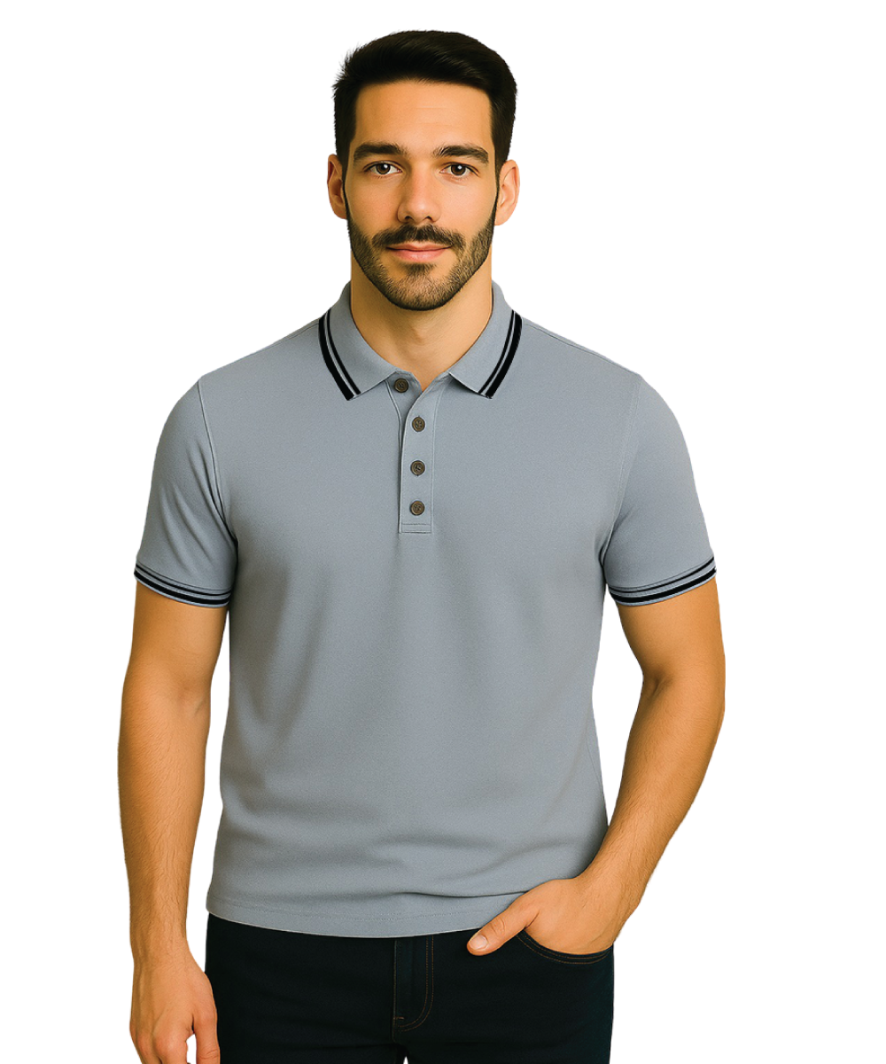 DULL DRY FIT - T SHIRT - LIGHT GREY