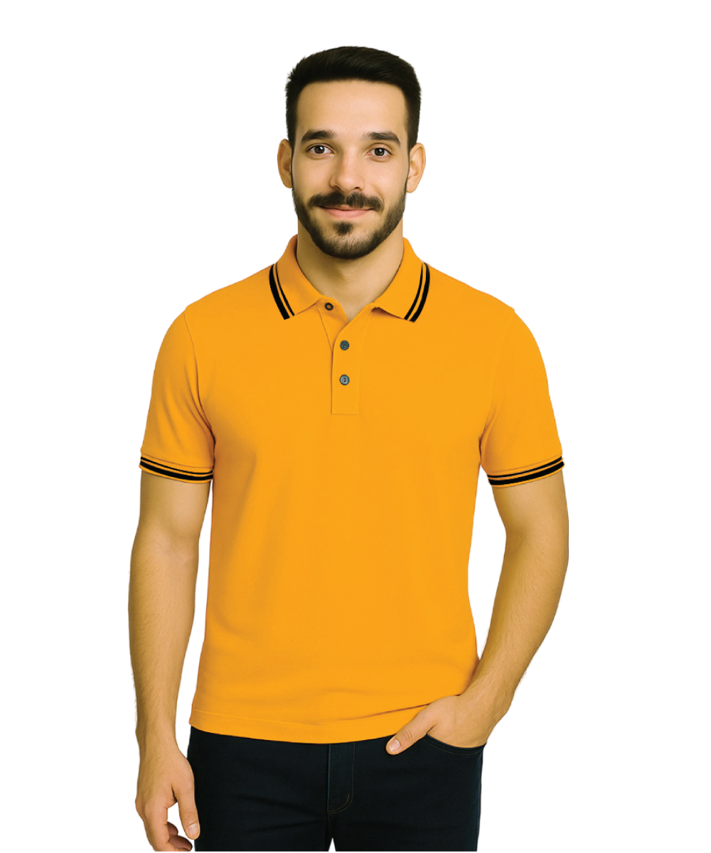 DULL DRY FIT - T SHIRT - GOLDEN YELLOW