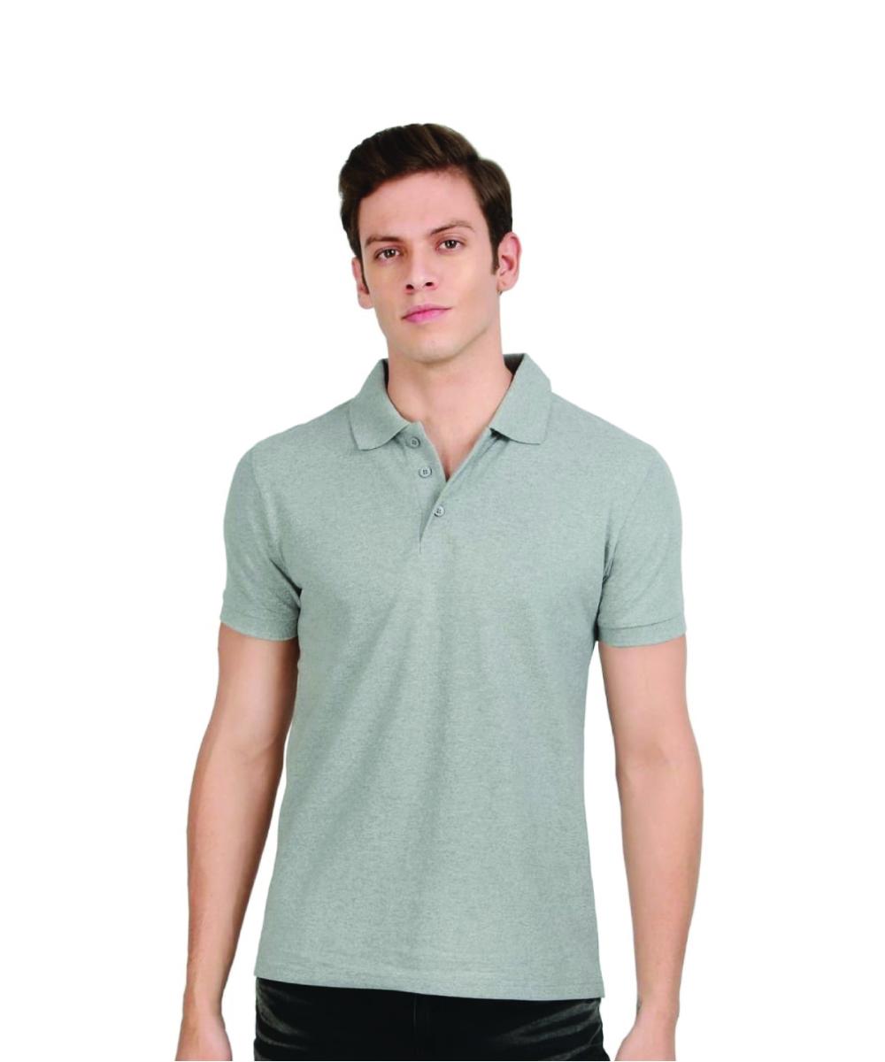 DE SOLID T SHIRT - LIGHT GREY