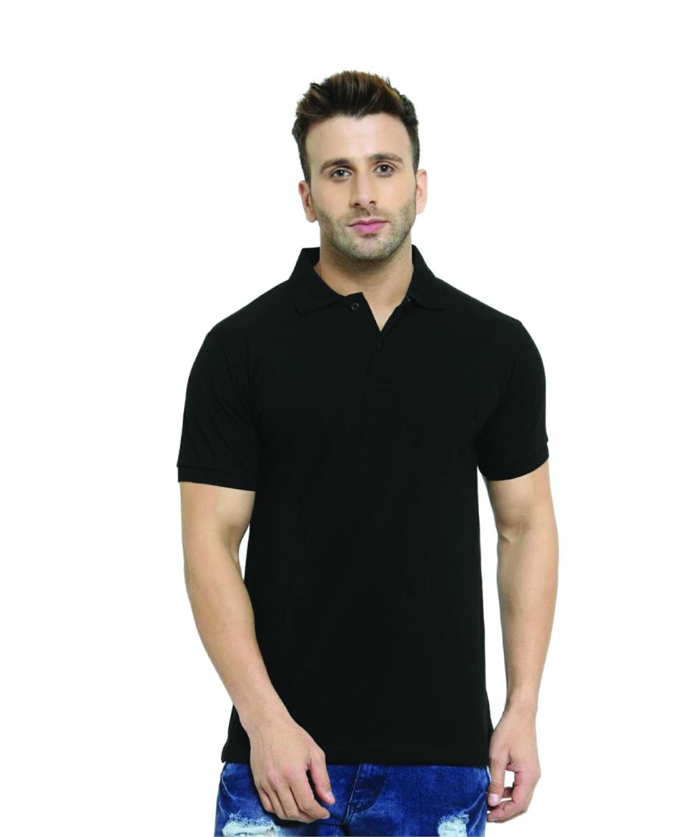 DE SOLID T SHIRT - BLACK