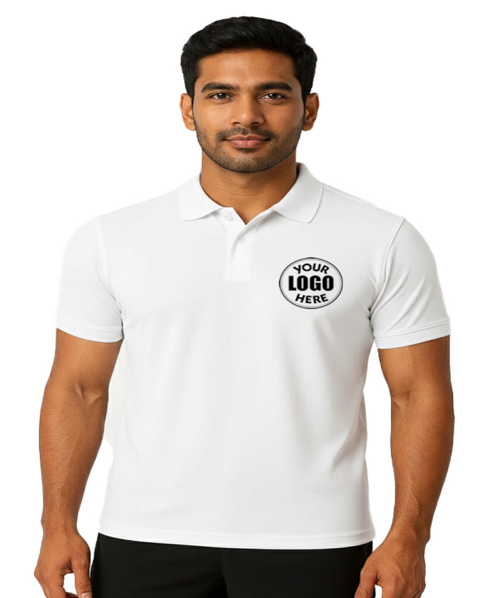 AMW DRY SPORTS T SHIRTS - WHITE
