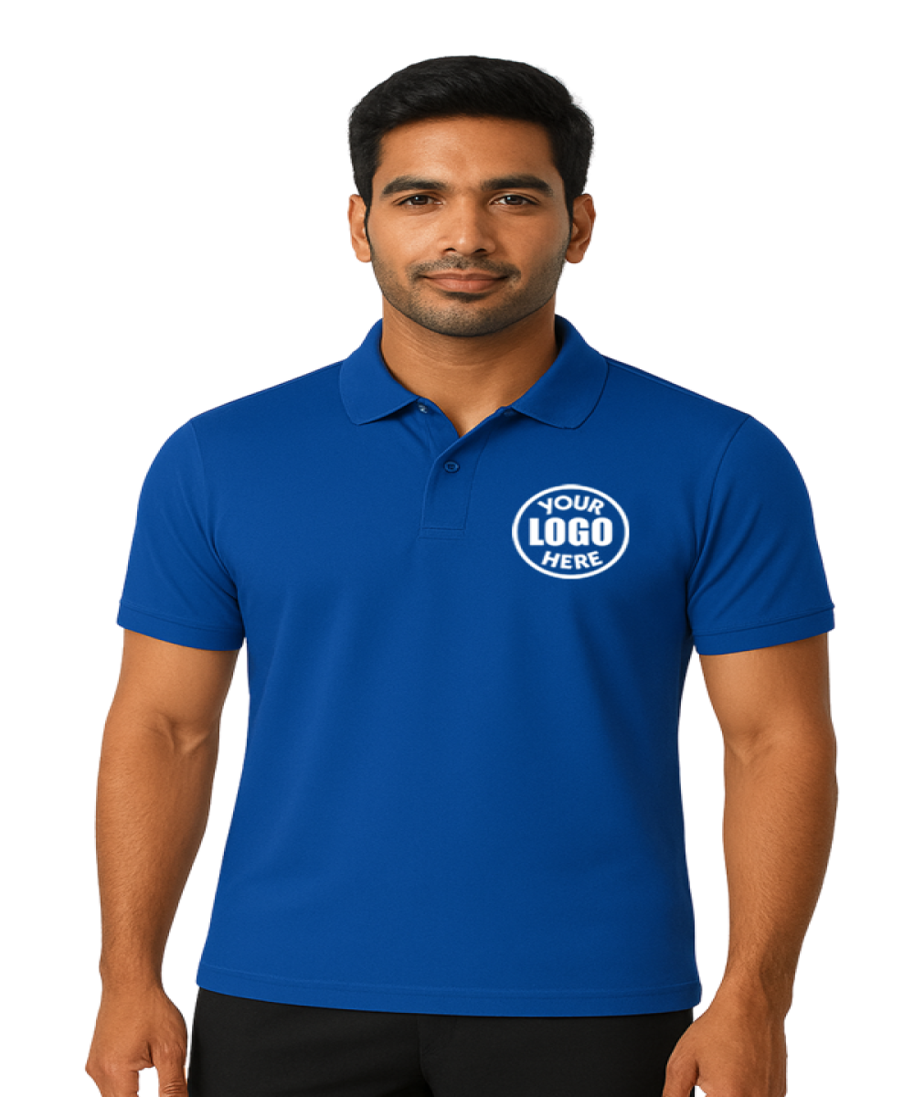 AMW DRY SPORTS T SHIRTS - ROYAL BLUE