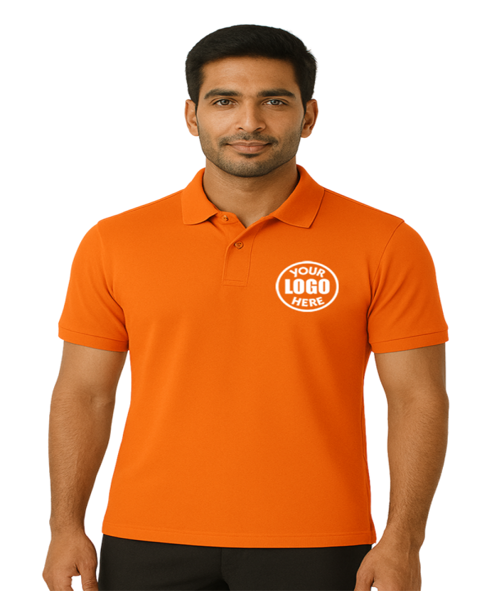 AMW DRY SPORTS T SHIRTS - ORANGE