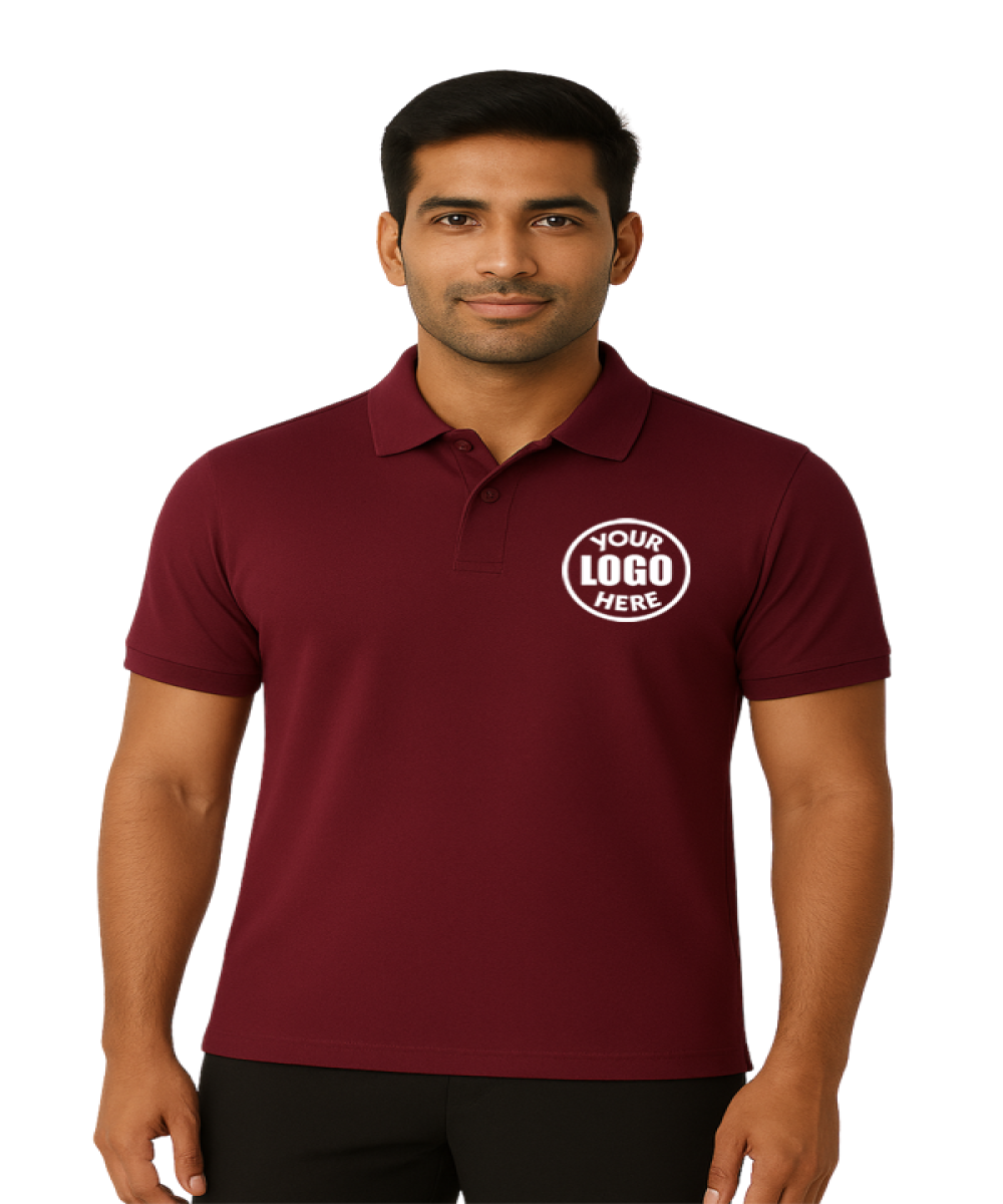AMW DRY SPORTS T SHIRTS - MAROON