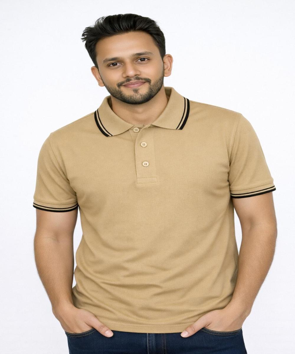 DULL DRIFIT-FOREST CLUB T-SHIRT - BEIGE