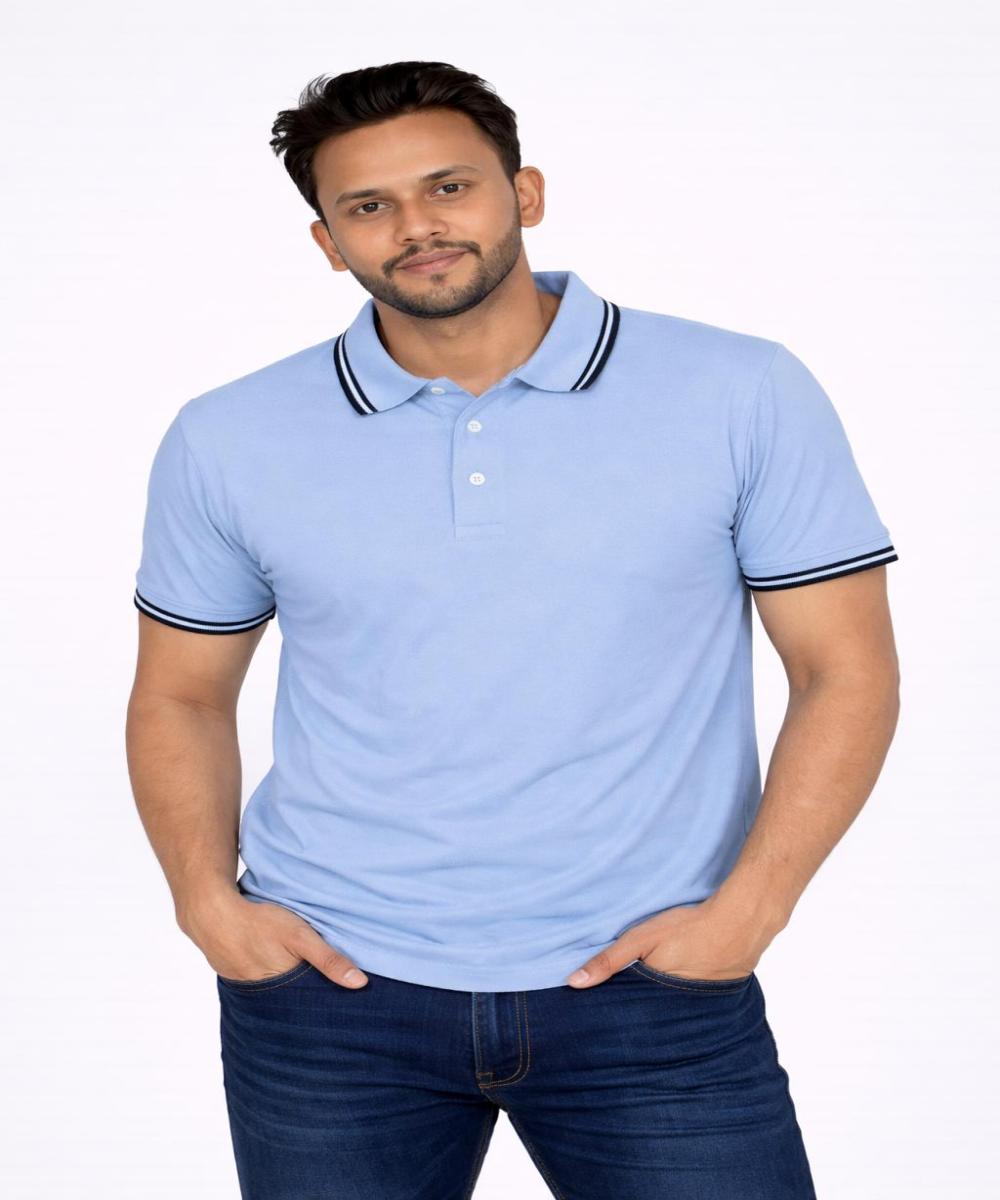 DULL DRIFIT-FOREST CLUB T-SHIRT - INDIAN BLUE