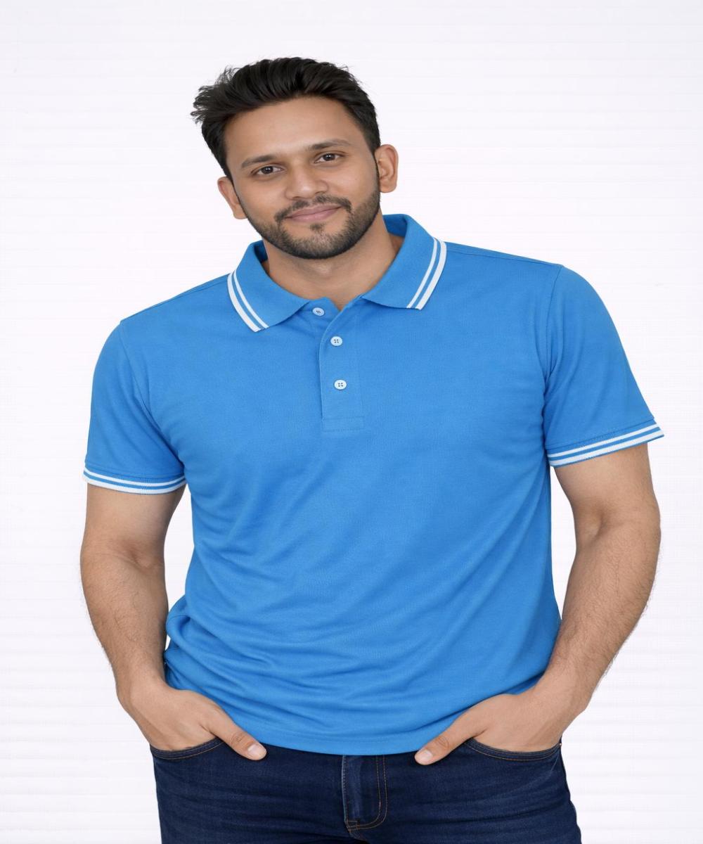 DULL DRIFIT-FOREST CLUB T-SHIRT - T BLUE