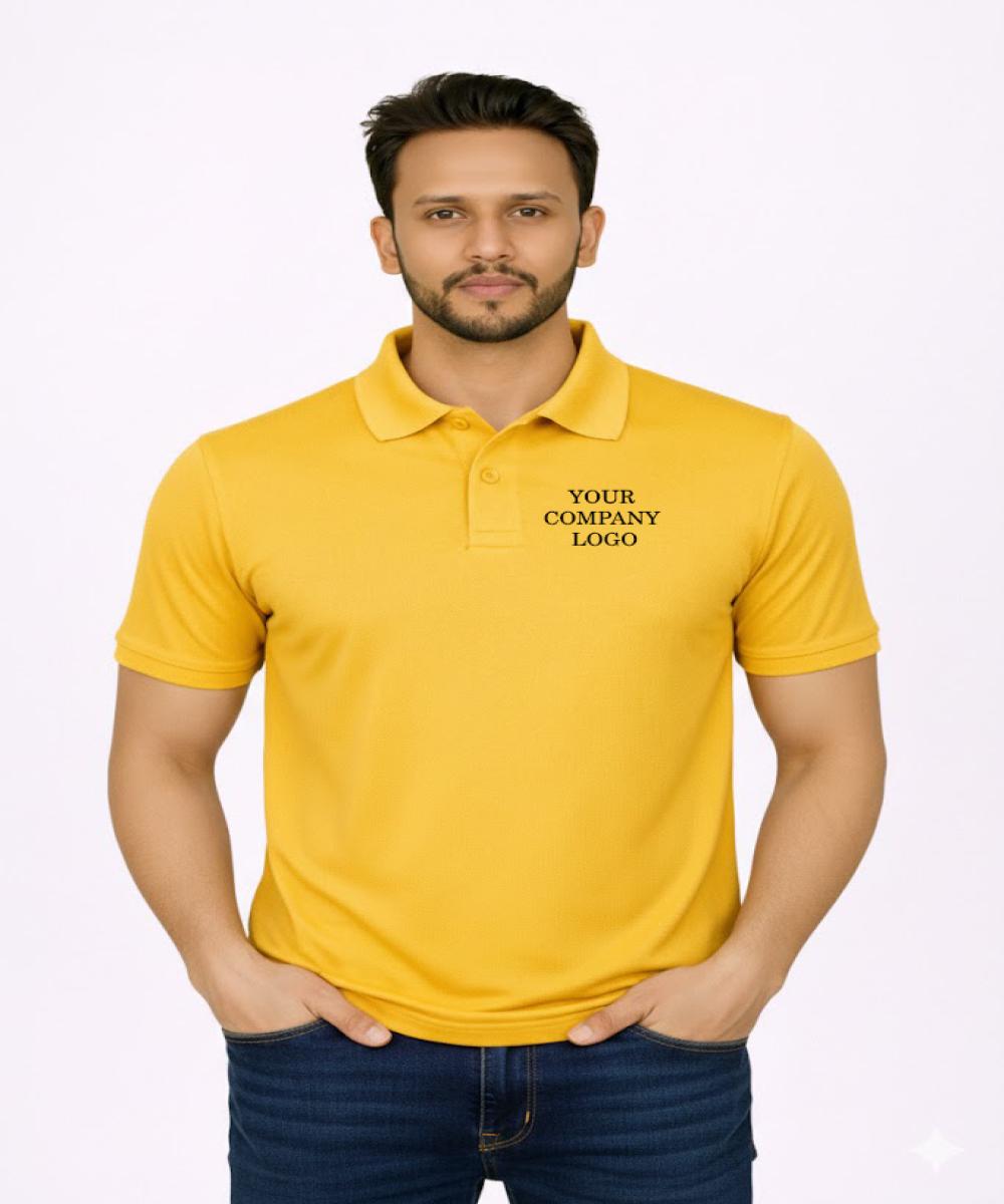 DRY SPORTS T-SHIRT - GOLDEN YELLOW