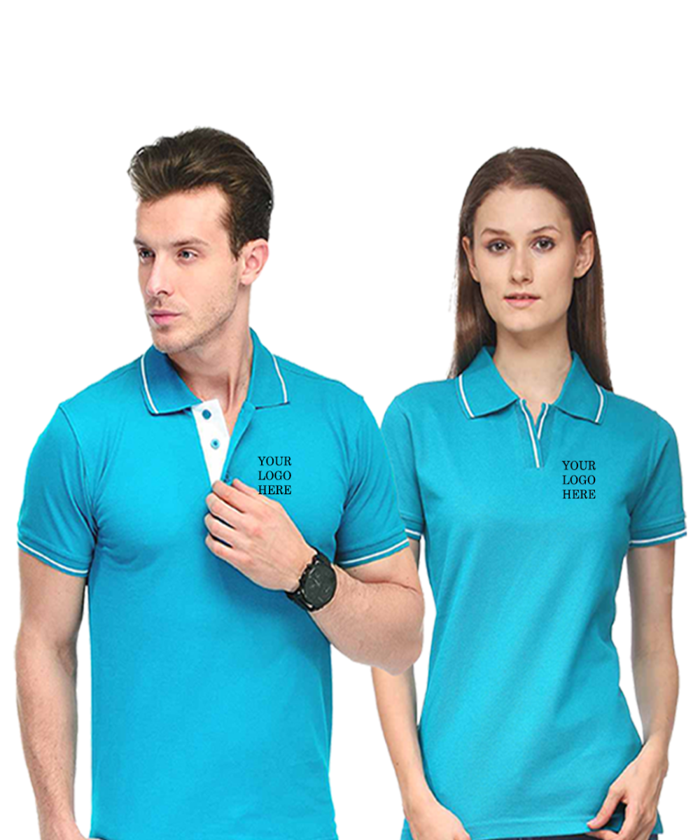 SCOTT T-SHIRT - TURQUOISE GREEN WITH WHITE TIP